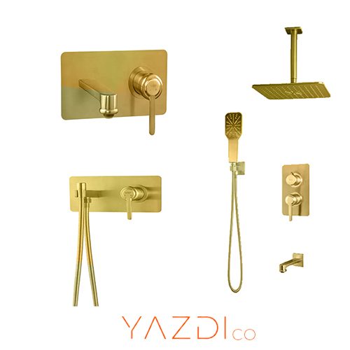 ست شیرآلات توکار راسان مدل رزالین
