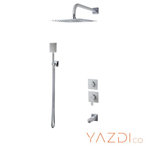 شیر حمام توکار راسان مدل ویوات فلت (کلاس 1)